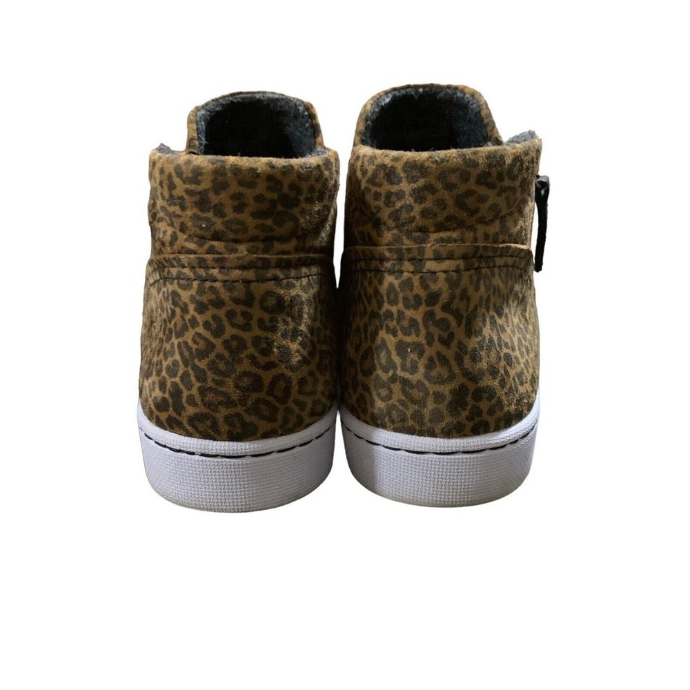 Clarks Pawley Adwin Cheetah Suede Ankle ZipUp Sneaker Bootie Women's 8.5M (NWOB) - Picture 2 of 5